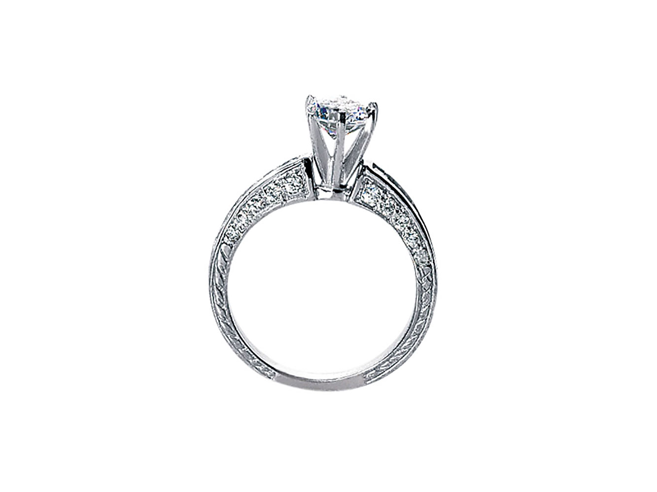1.50Ct Round Princess Round Cut Diamond Vintage Engagement Ring 14k Gold I SI2 - Picture 8 of 12
