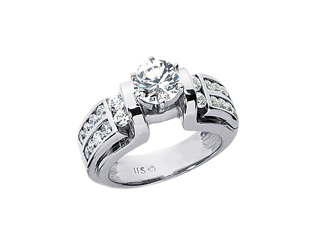 Natural 1.50Ct Round Cut Diamond Bridal Engagement Ring Solid 14k Gold I SI2 - Picture 9 of 12