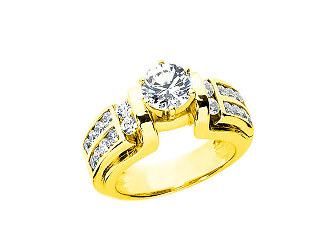 Natural 1.50Ct Round Cut Diamond Bridal Engagement Ring Solid 14k Gold I SI2 - Picture 12 of 12