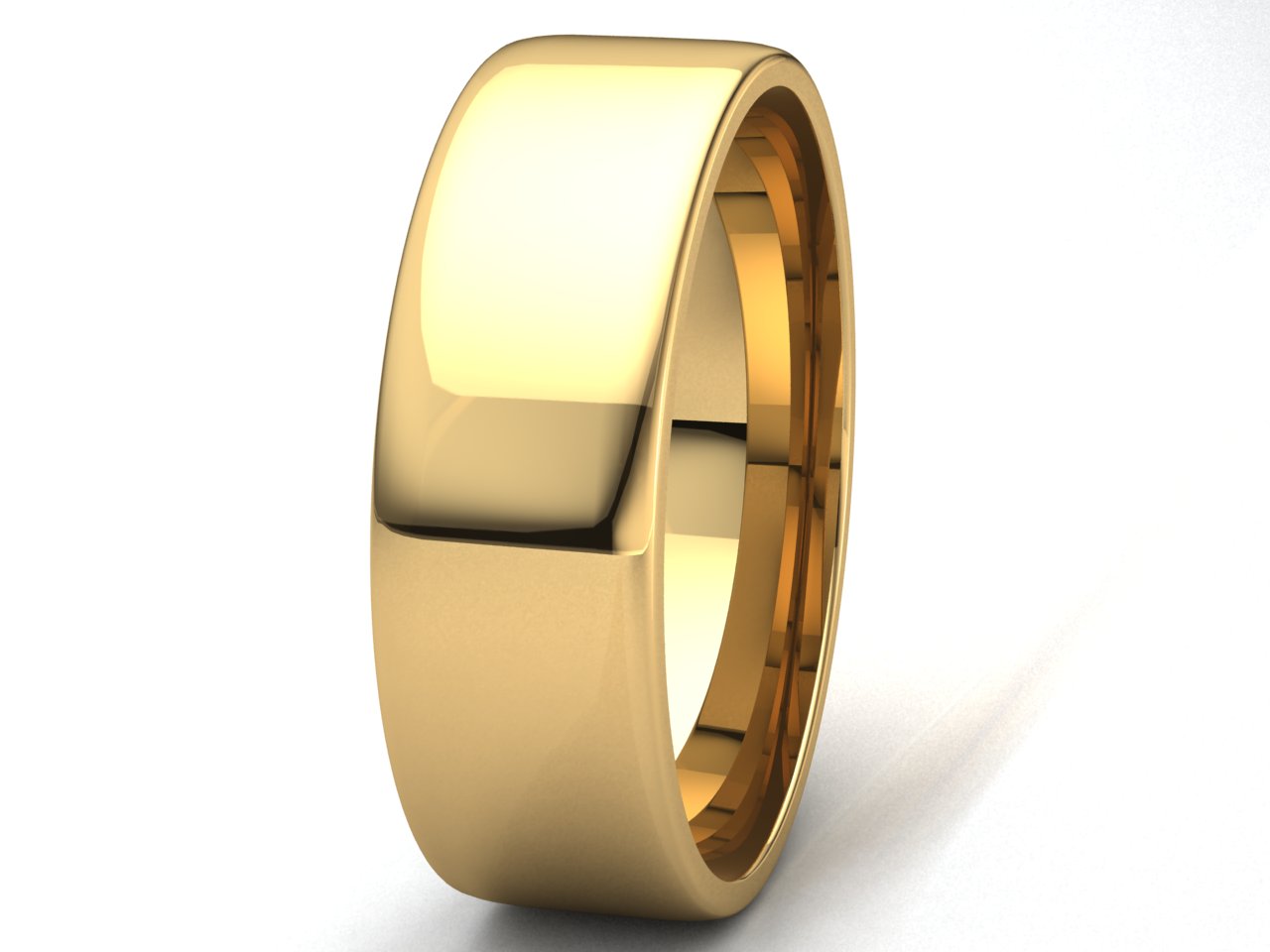 SOLID 10K WHITE YELLOW ROSE GOLD PLAIN COMFORT FIT WEDDING BAND RING MENS WOMEN 