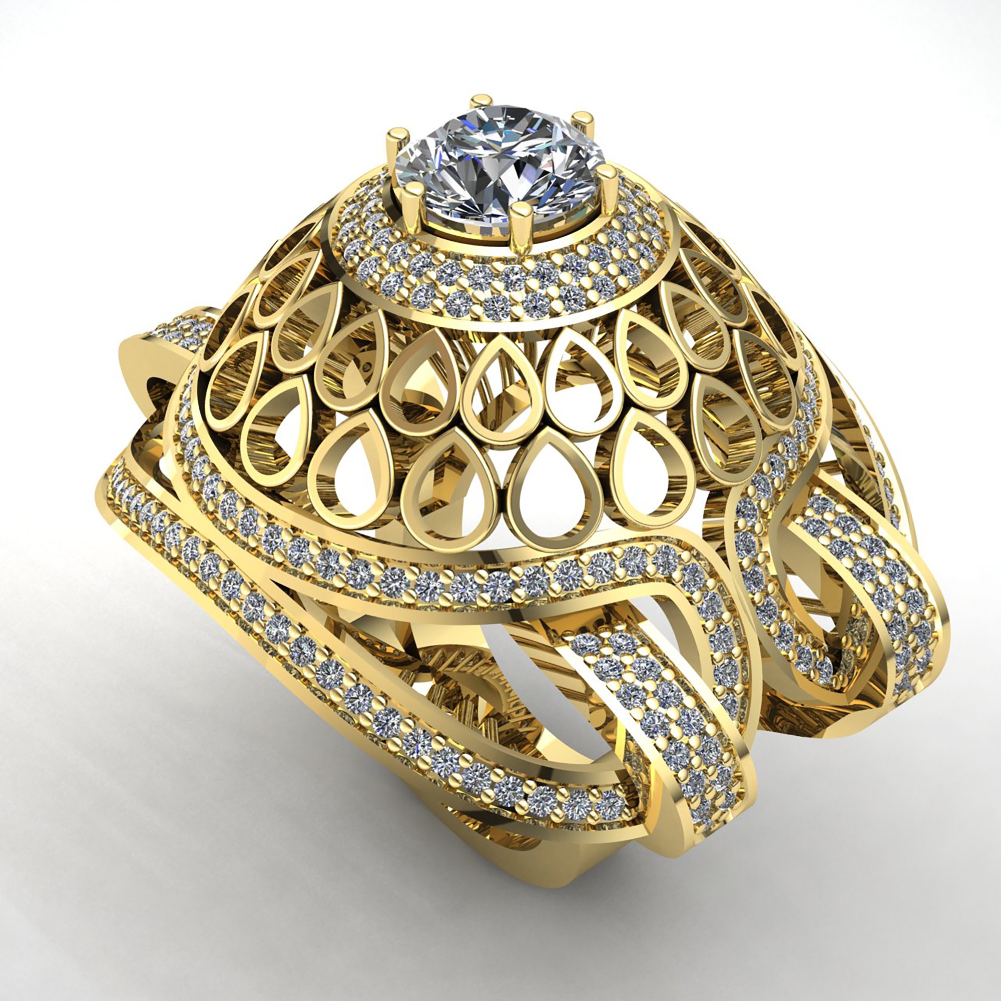solitaire ladies ring designs