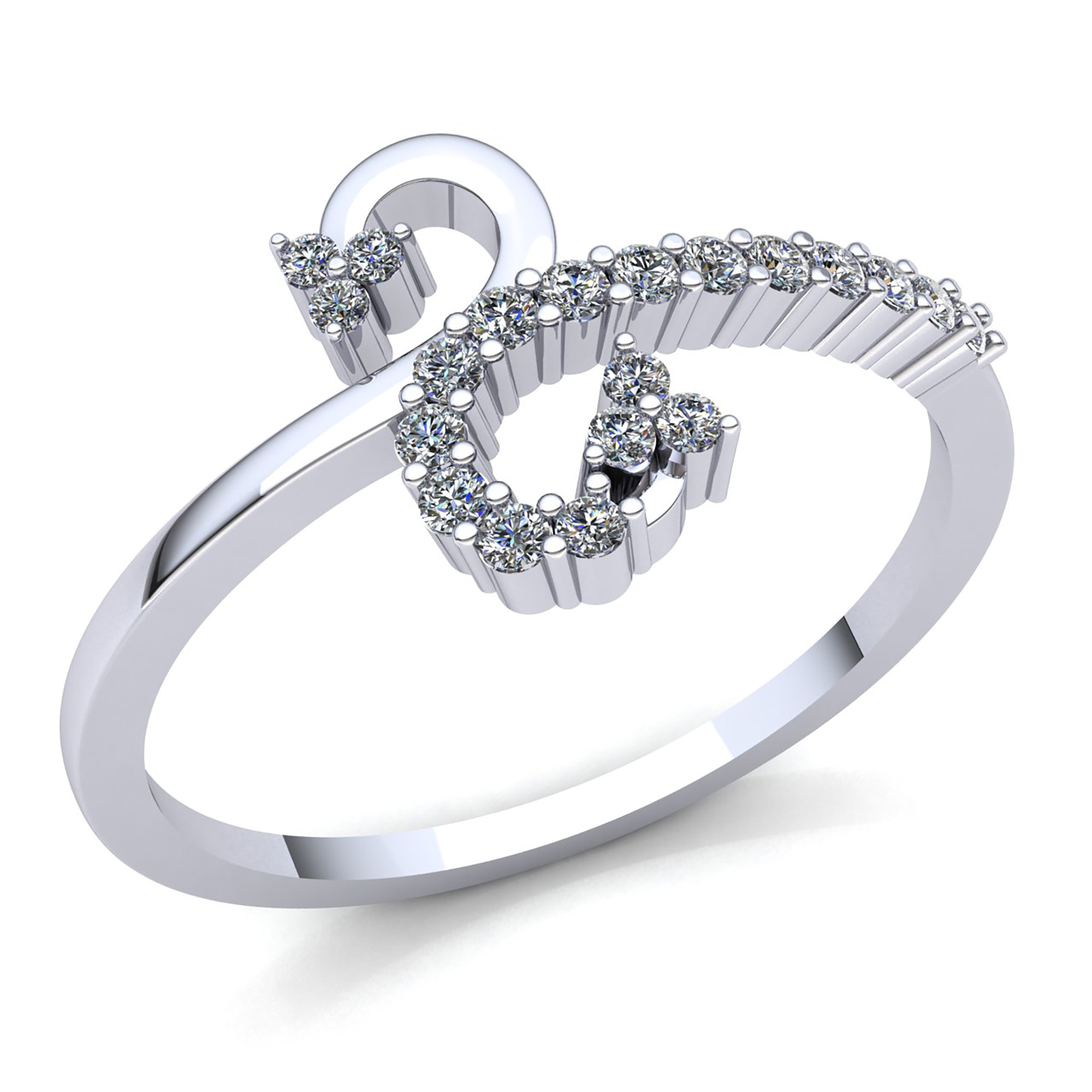 Natural 0.25carat Round Diamond Ladies Stackable Promise Wedding Band 10K Gold - Picture 9 of 14