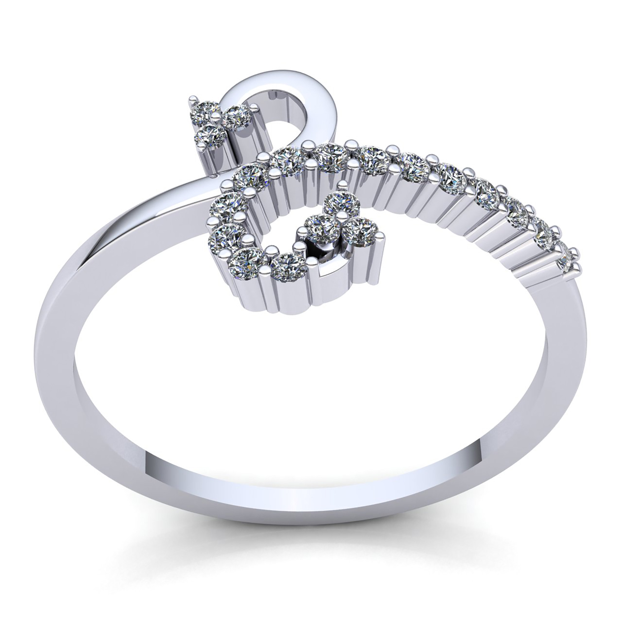 Natural 0.25carat Round Diamond Ladies Stackable Promise Wedding Band 10K Gold - Picture 11 of 14