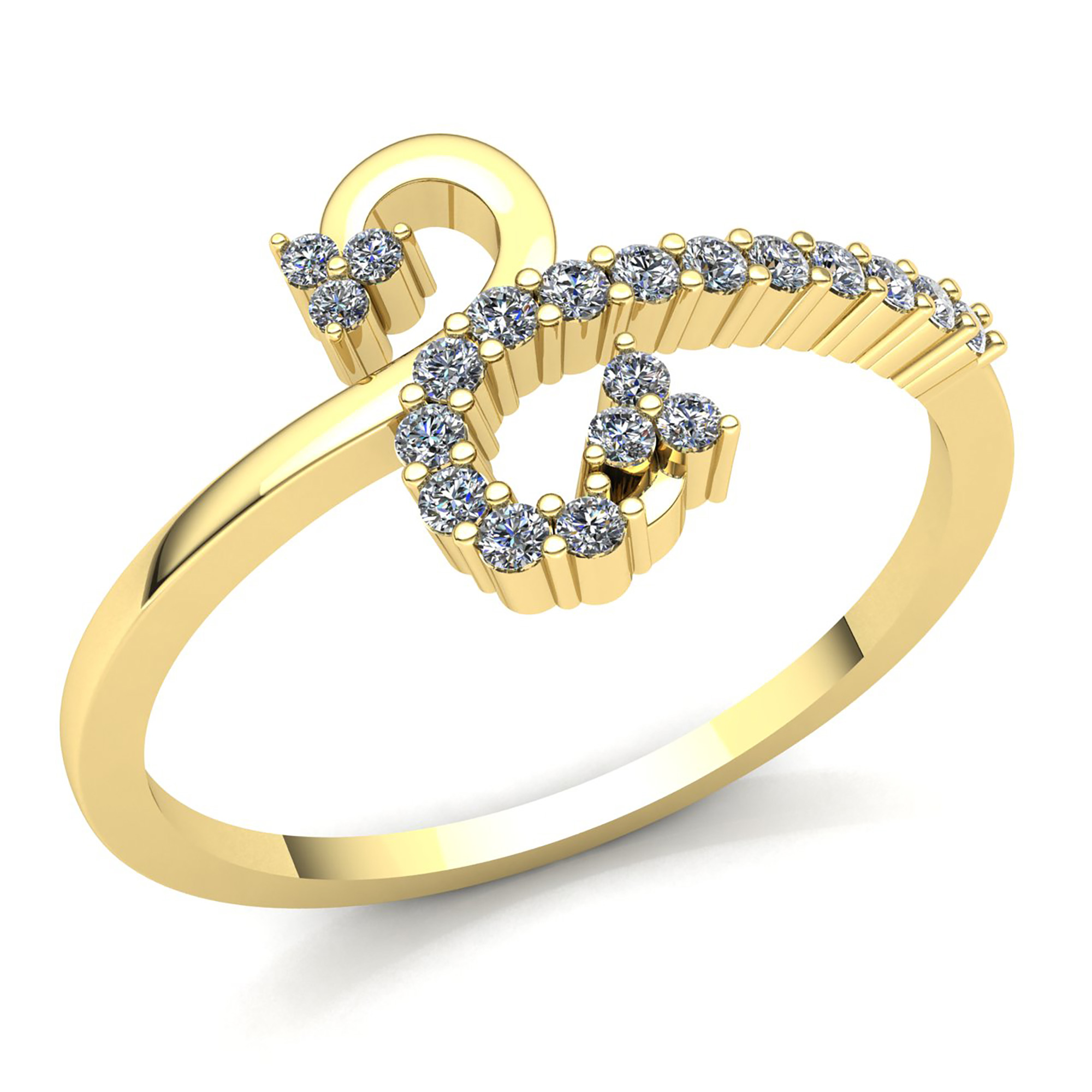 Natural 0.25carat Round Diamond Ladies Stackable Promise Wedding Band 10K Gold - Picture 12 of 14