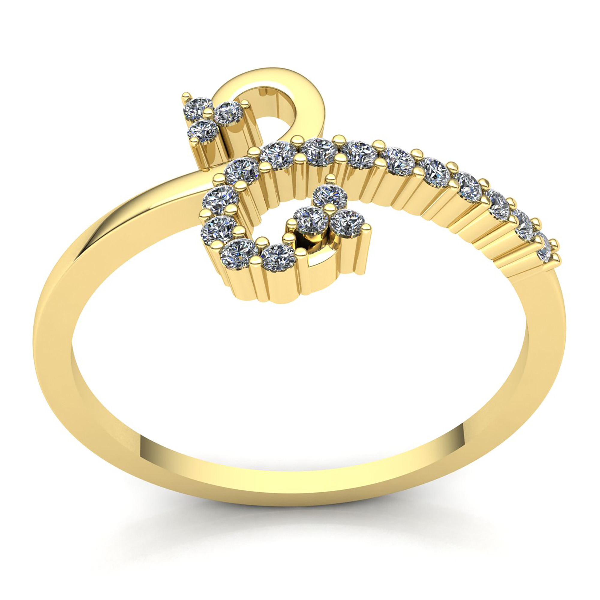 Natural 0.25carat Round Diamond Ladies Stackable Promise Wedding Band 10K Gold - Picture 14 of 14