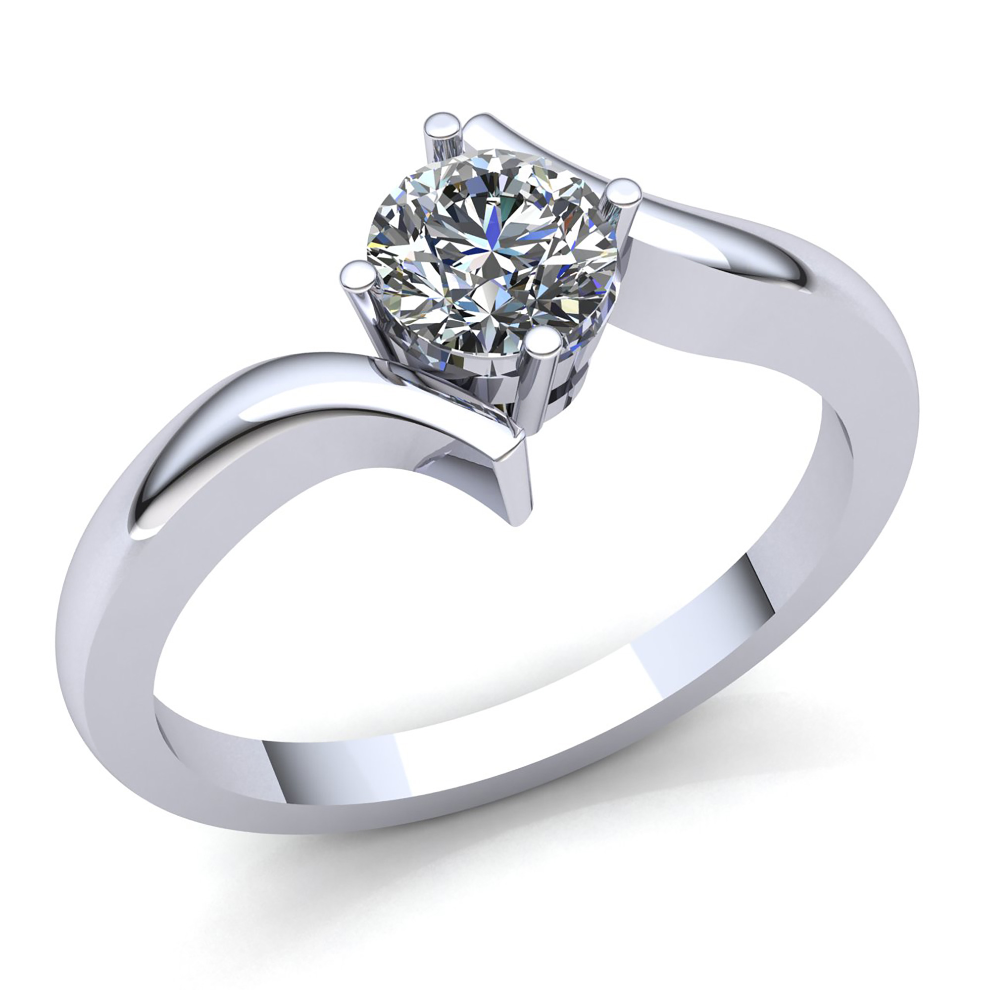 Damas solitaire on sale diamond ring price
