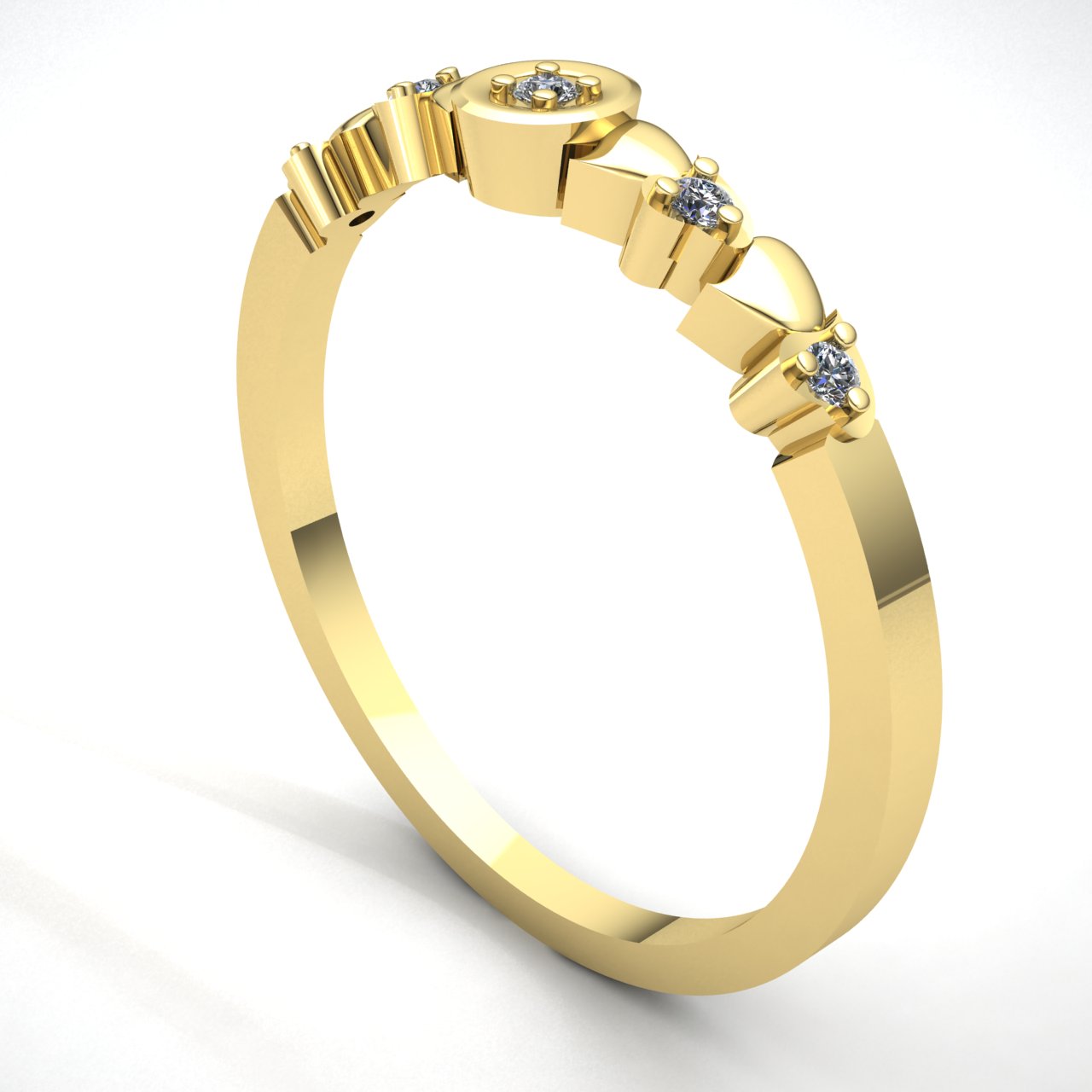 Details about   Genuine 0.25ct Round Diamond Ladies Stackable Anniversary Wedding Band 14K Gold 
