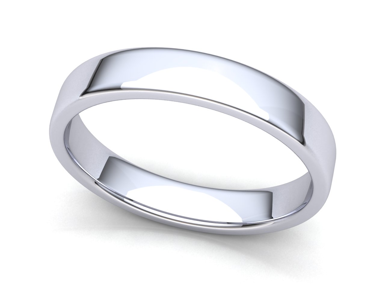 Euro Dome Plain Band Ring Mens Womens 2mm 3mm 4mm 5mm 6mm 7mm 8mm Solid 10k Gold