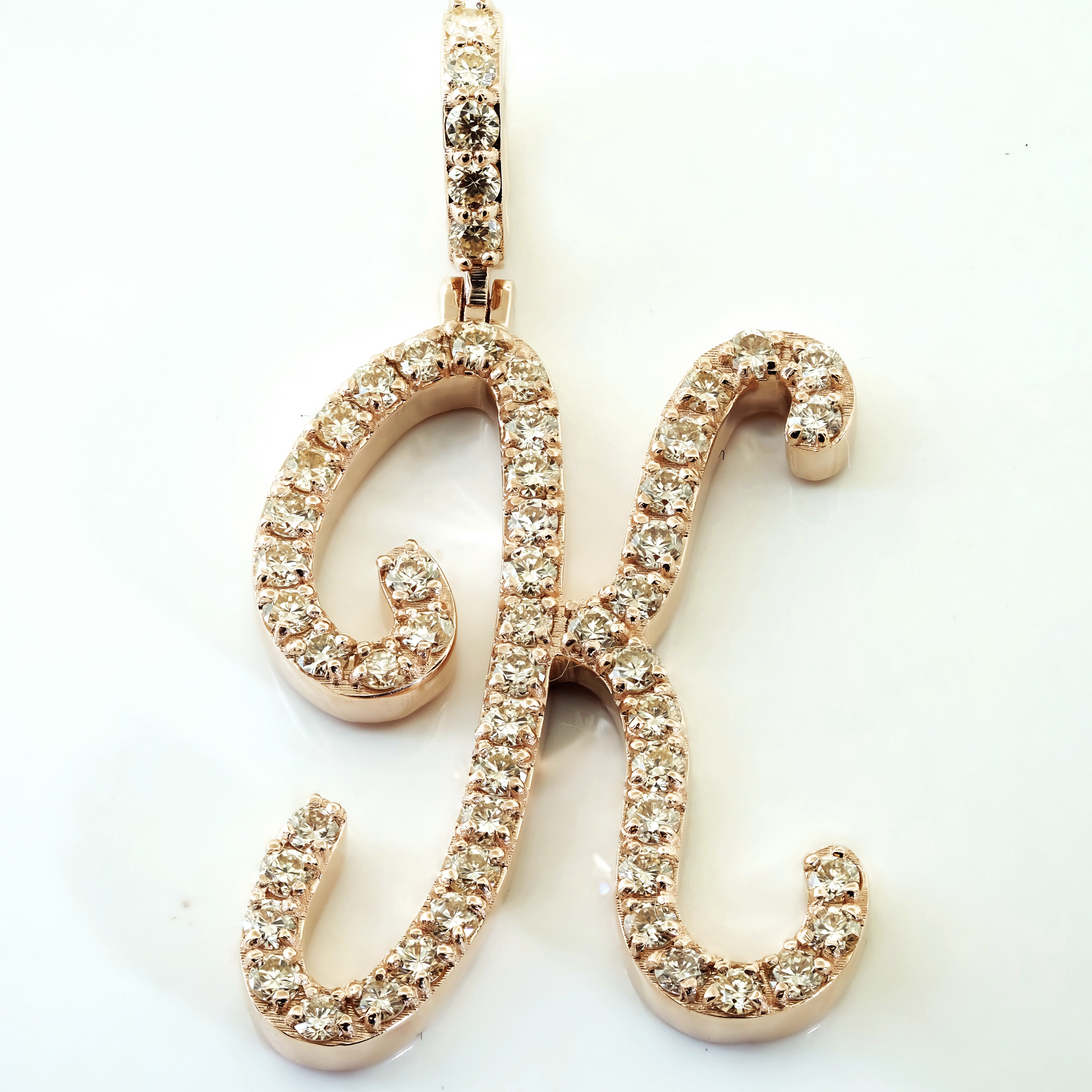 0.95ct Natural Round Diamond Script 1.25